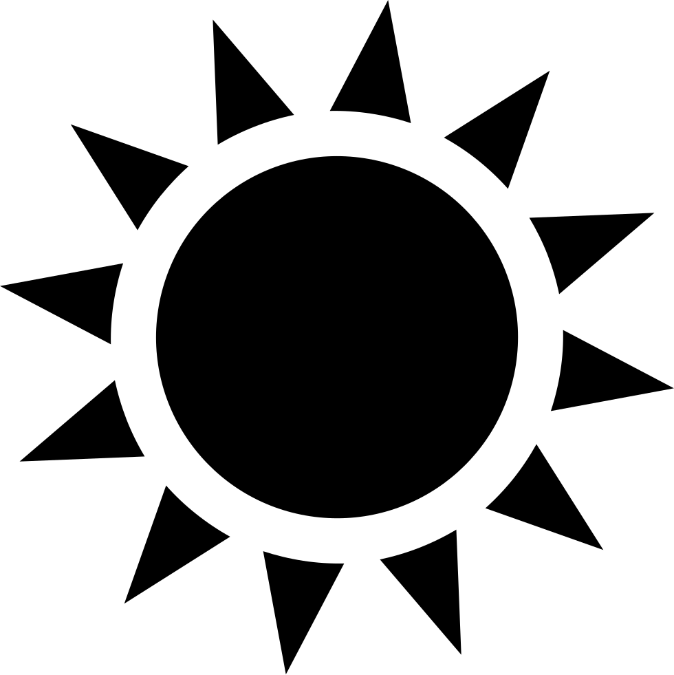 Clipart - Sunrays Icon