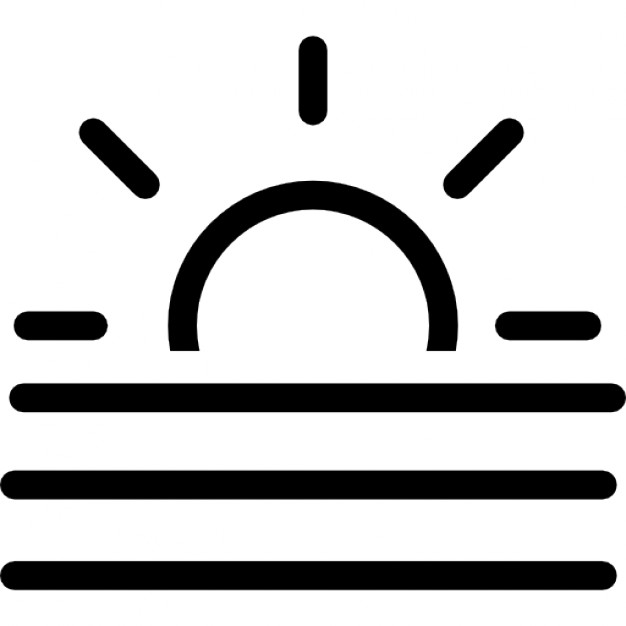Summer, sun, sunrise, sunset, weather icon | Icon search engine