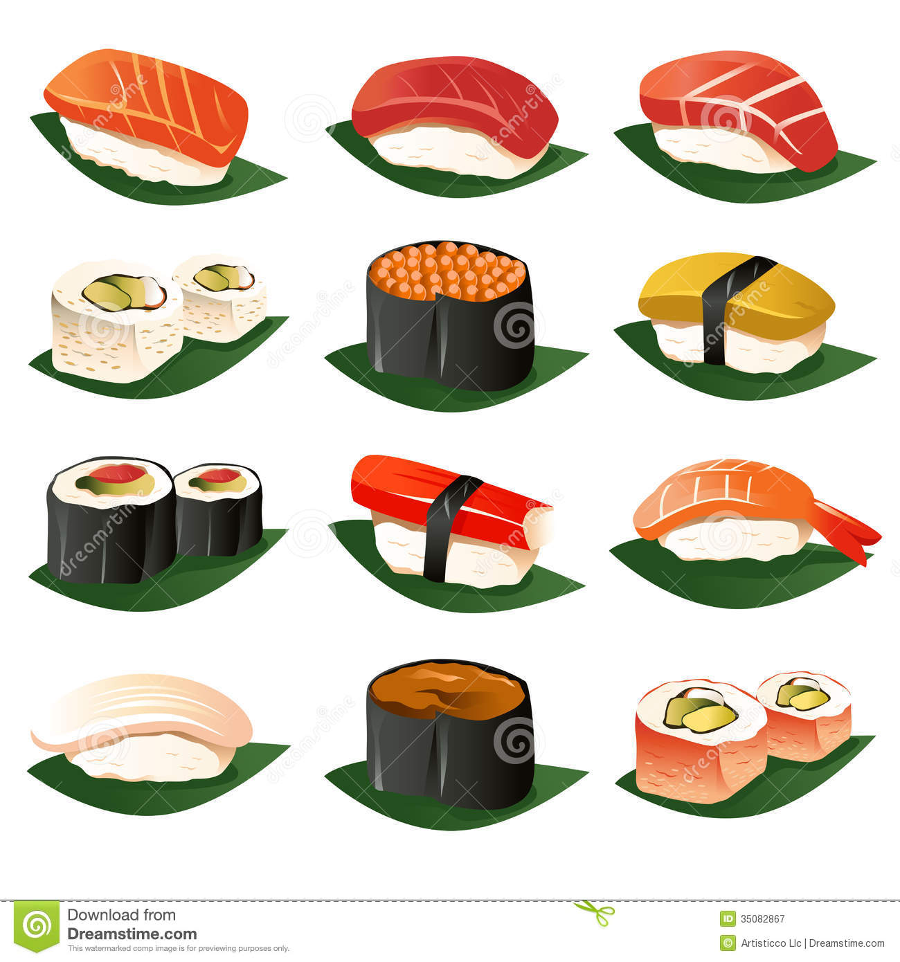 Sushi icons | Noun Project