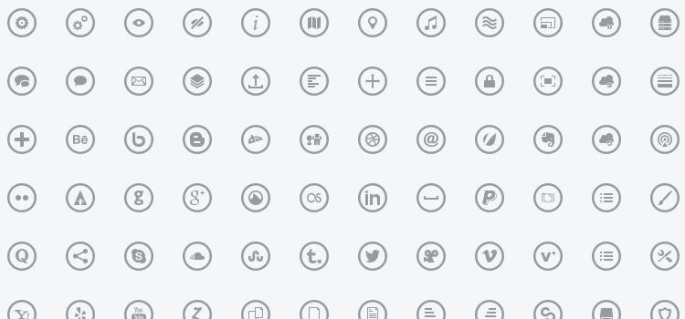 35  Awesome Free Line Icon Sets for Design | MooxiDesign.com