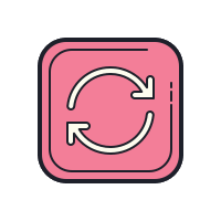 Pink,Line,Font,Icon,Material property,Rectangle,Smile,Clip art,Square,Circle,Symbol,Emoticon
