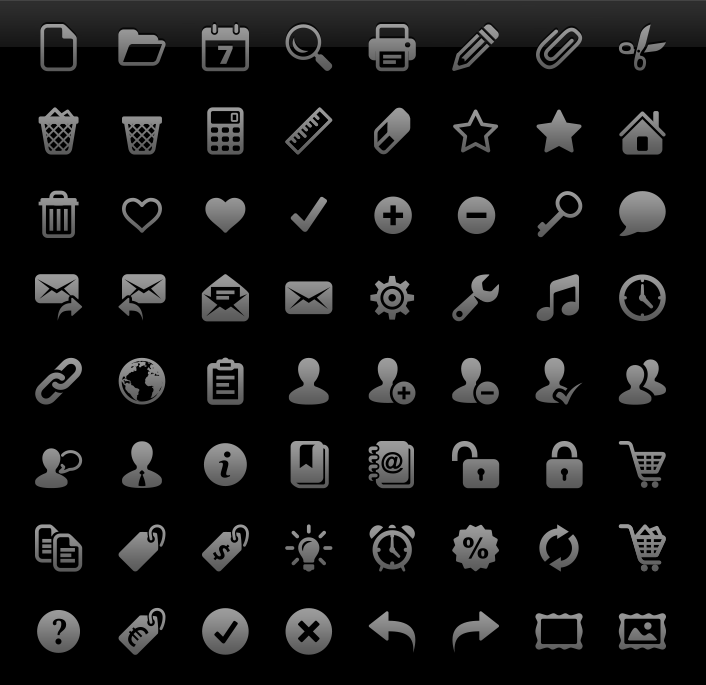 Objects Line Icons | iOS Tab Bar Icons