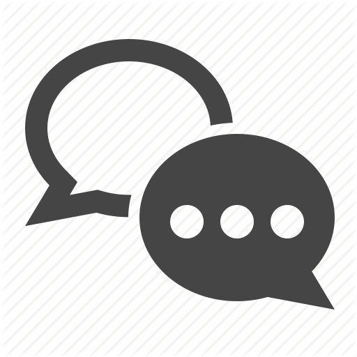 talk bubble logo icon  Free Icons Download