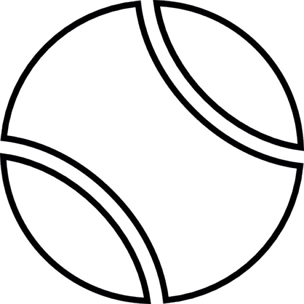 Tennis Ball Vector SVG Icon - SVGRepo Free SVG Vectors
