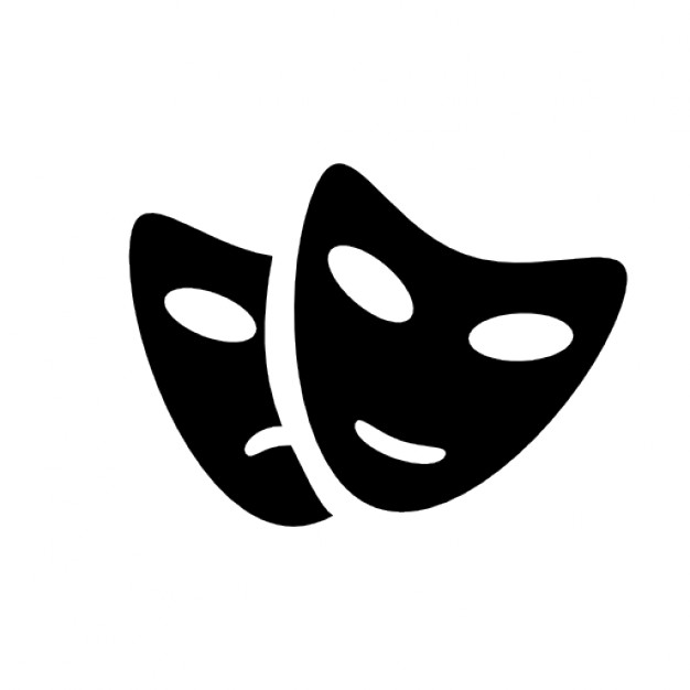 Theatre Mask Icon - free download, PNG and vector