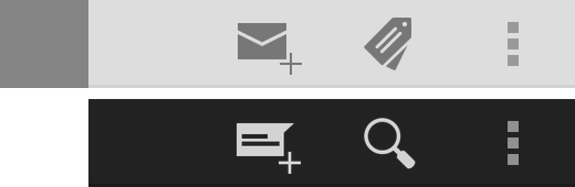 Three bar line icon. Symbol of menu. Outline modern design element 