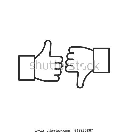 Thumbs Up and Down like Icons - Free Stock Photo by Merelize on 