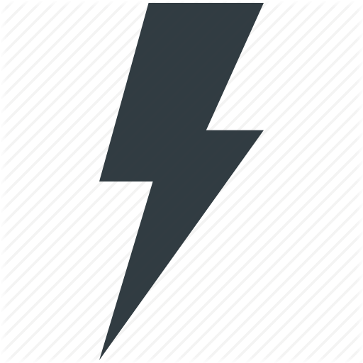 Thunderbolt Icon - Electronic Device  Hardware Icons in SVG and 