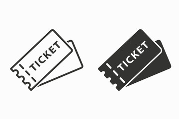 Ticket Vector Icon Stock Vector 317158691 - 