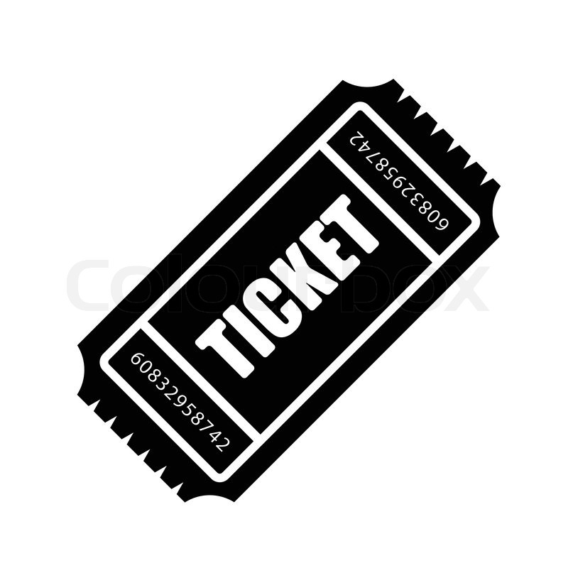 Ticket Vector Icon Stock Vector 316281578 - 