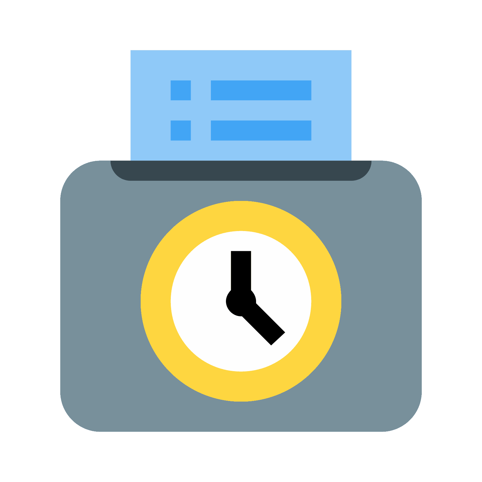 Acces card, driver, license, schedule, time, time card icon | Icon 