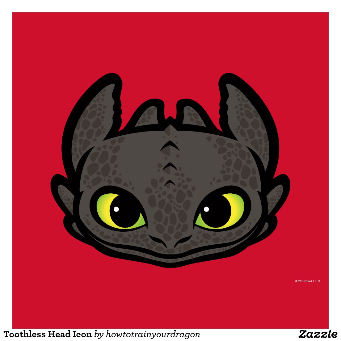 How to Train Your Dragon 2 Toothless Icon 1 Inch Button | eBay