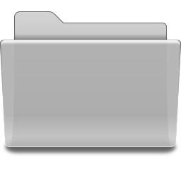 Clipart - White File Folder Icon