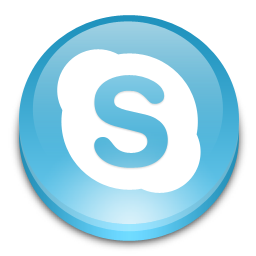 White skype icon - Free white site logo icons