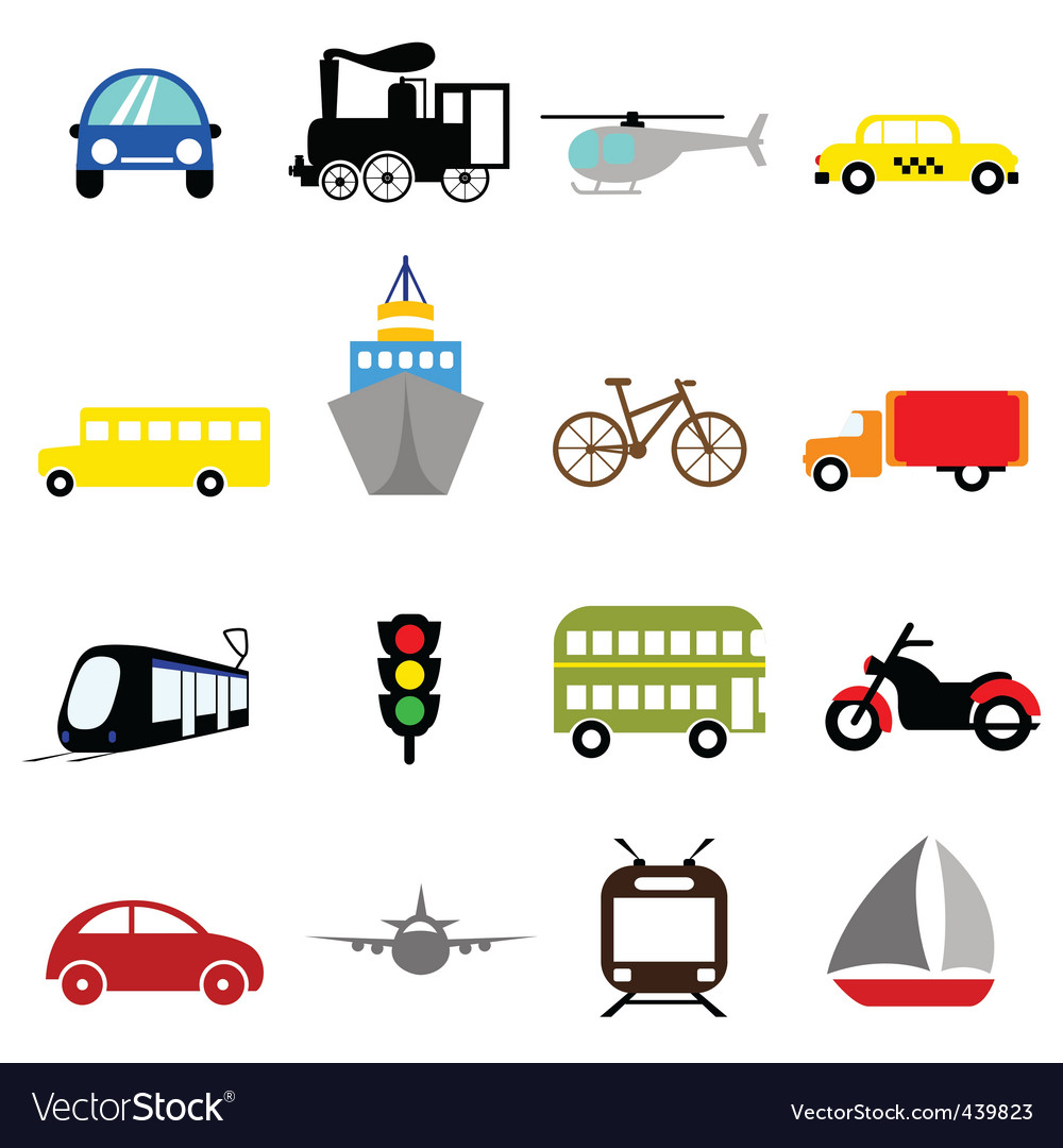 Free Transportation Icons Vector - Download Free Vector Art, Stock 