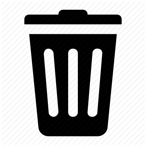 open trash can icon | download free icons