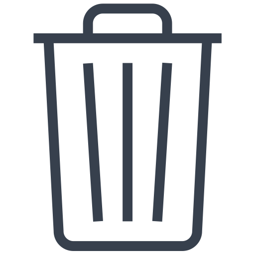 trash-empty icon 256x256px (ico, png, icns) - free download 