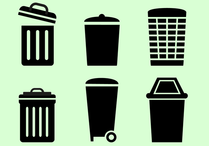 Trash bin icon vector ~ Icons ~ Creative Market