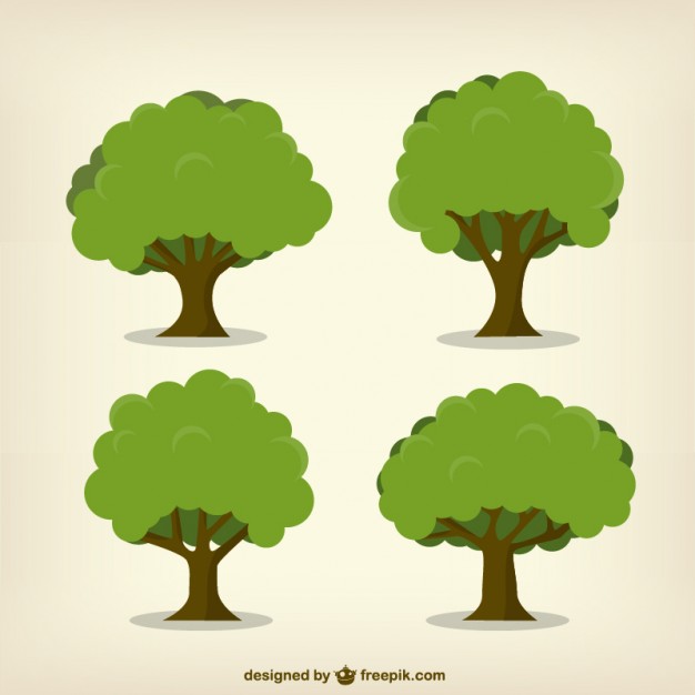 Tree Icon Vector Pack - Download Free Vector Art, Stock Graphics 