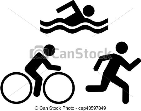 Triathlon Sport Icon Stock image and royalty-free vector files on 