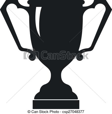 Vector Trophy Cup Flat Icon | Stock Vector | Colourbox