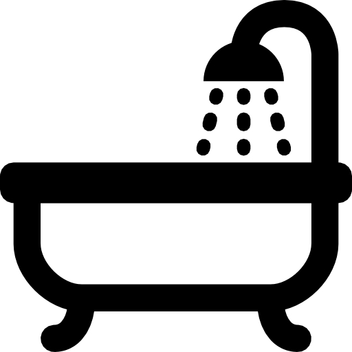 Bath, bathing, bathtub, pedestal tub, relax, tub, washroom icon 