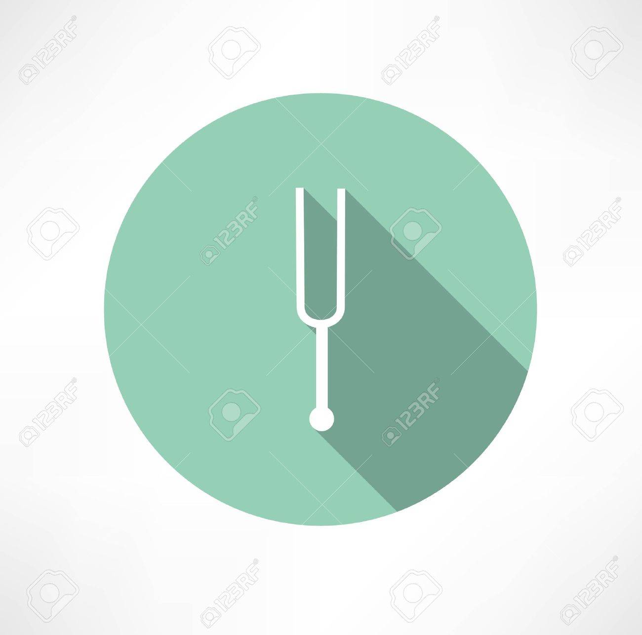Tuning Fork Icon Stock Vector 401650792 - 