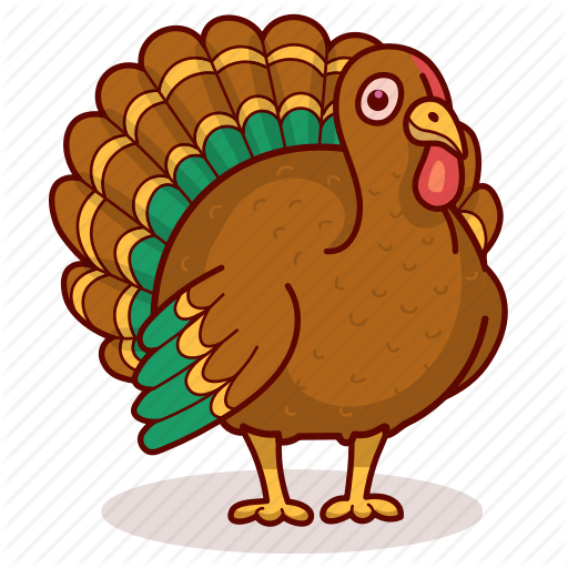Turkey,Cartoon,Galliformes,Bird,Illustration,Clip art,Beak,Chicken,Thanksgiving,Art  #262133 - Free Icon Library