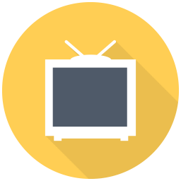 Flat TV Icon | Flat Iconset | Flat-Icons.com