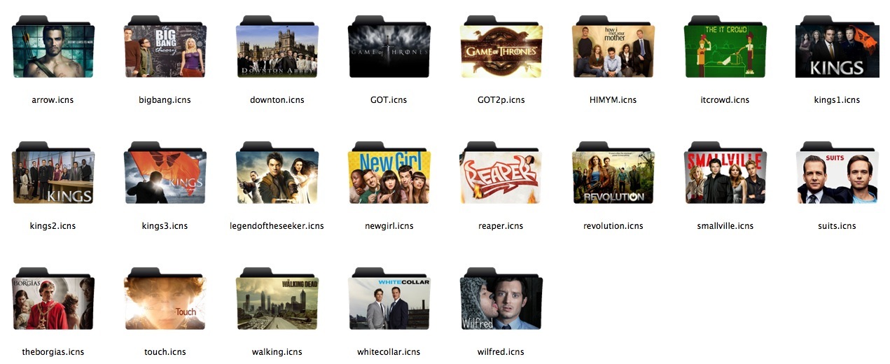 Movies and TV Shows Folders by paulodelvalle 