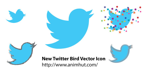Social twitter bird symbol Icons | Free Download