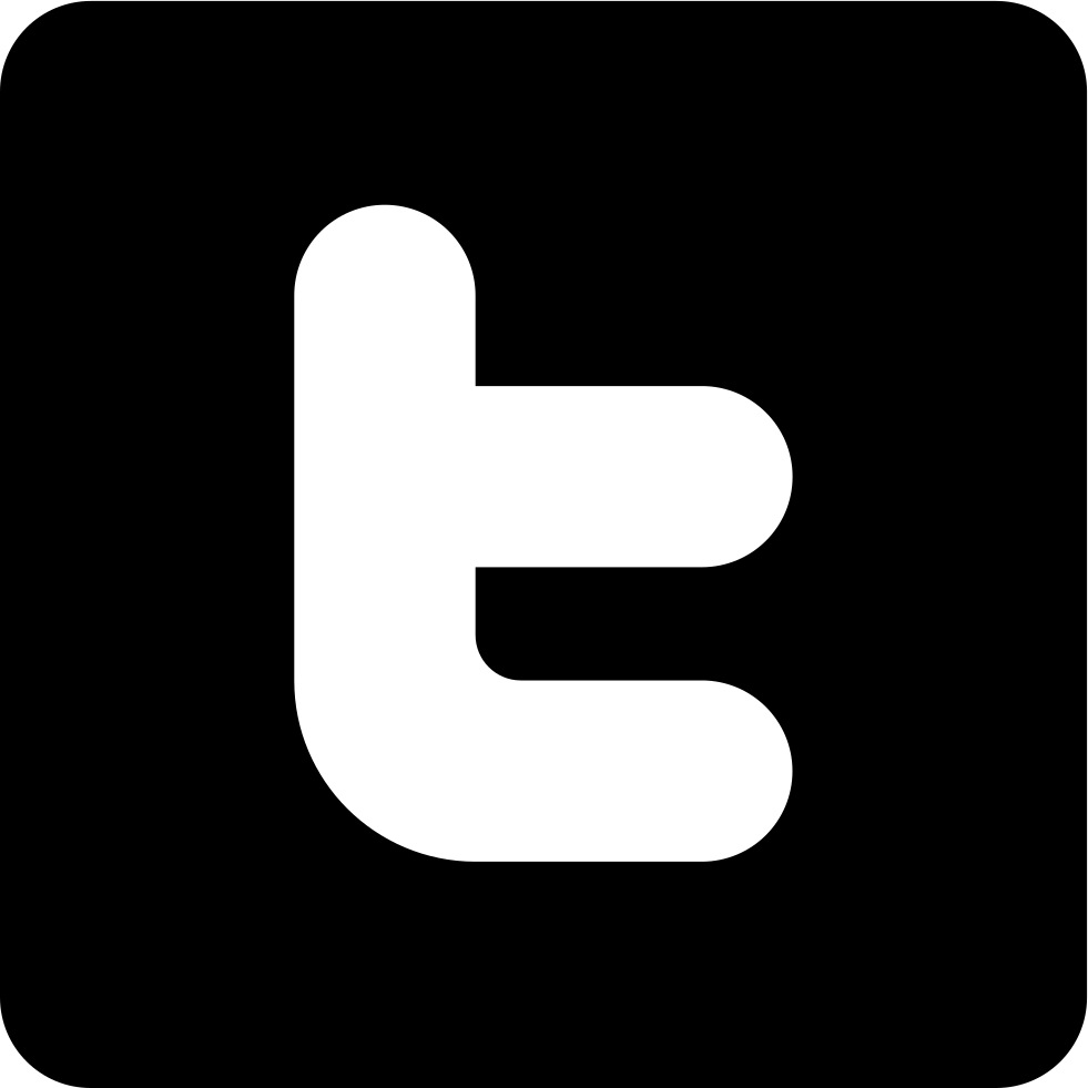 Twitter Black amp white Icon, Twitter, Social, Media PNG and 