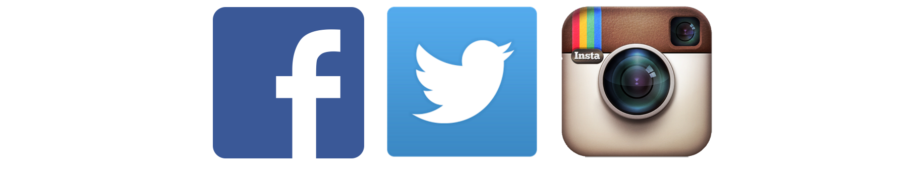 Twitter Facebook Instagram Icon Free Icons Library