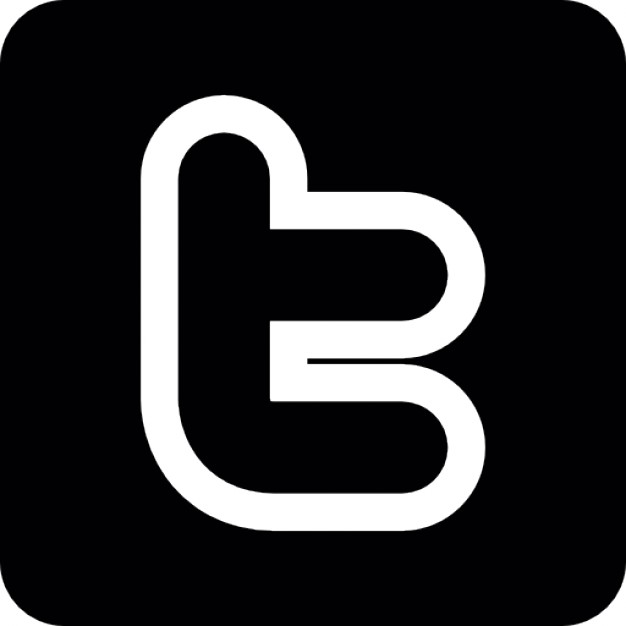 Twitter Bird2 Logo Square Icon #099371  Icons Etc