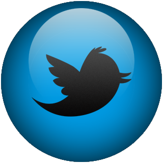 Simple Twitter Logo In Circle transparent PNG - StickPNG