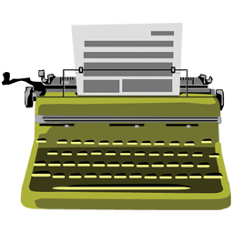 Typewriter Icon - Vintage Icons 