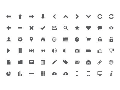 20 Free UI Kits  Icons For Your Flat Web Designs