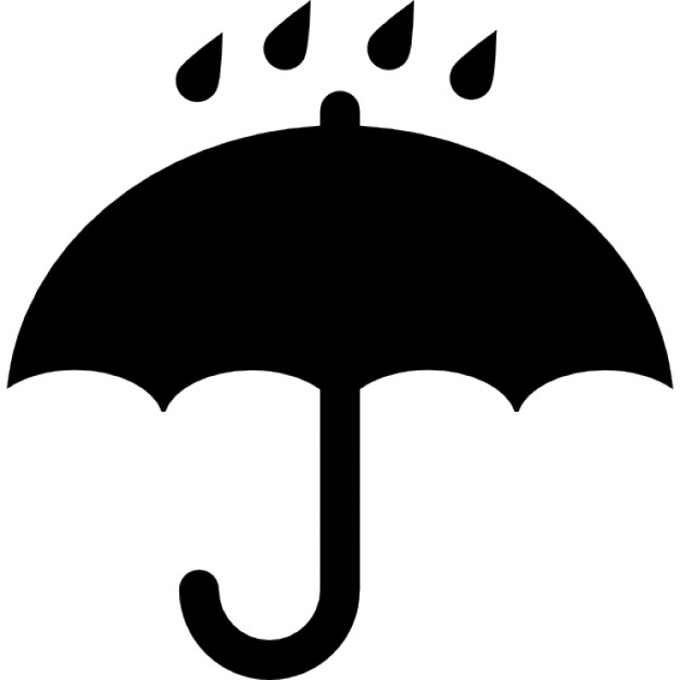 Umbrella with rain icon - Transparent PNG  SVG vector