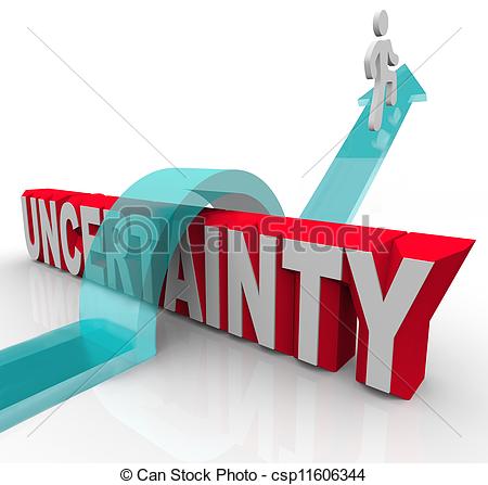 Uncertainty Icon Simple Vector Illustration Stock Vector 