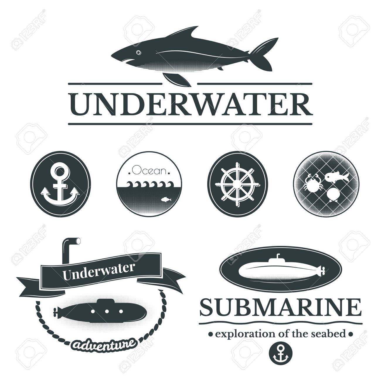 Diving Scuba Diver Underwater Diver Icon Stock Vector 273592178 