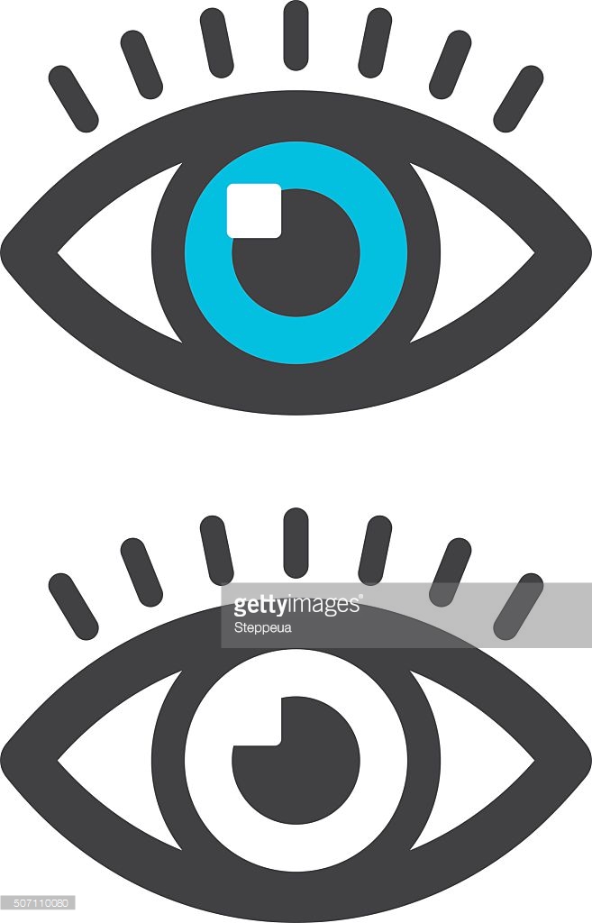 Eye Icon Vector Art | Getty Images