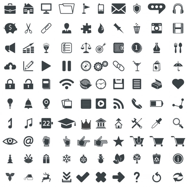 45 Free Small Symbols Vector Icon Sets | The Design Work