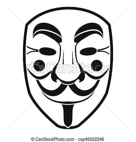 Anonym, anonymous, avatar, hacker, human, user, vendetta icon 