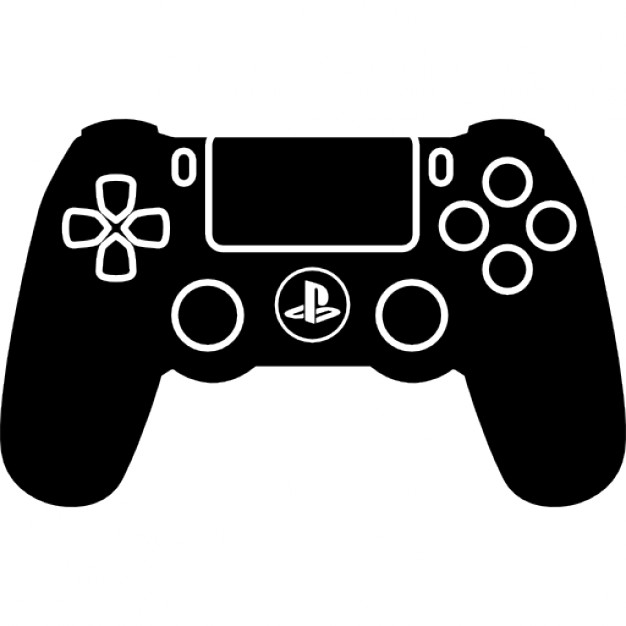 Classica Video Game Controller Icon  Style: Simple Black