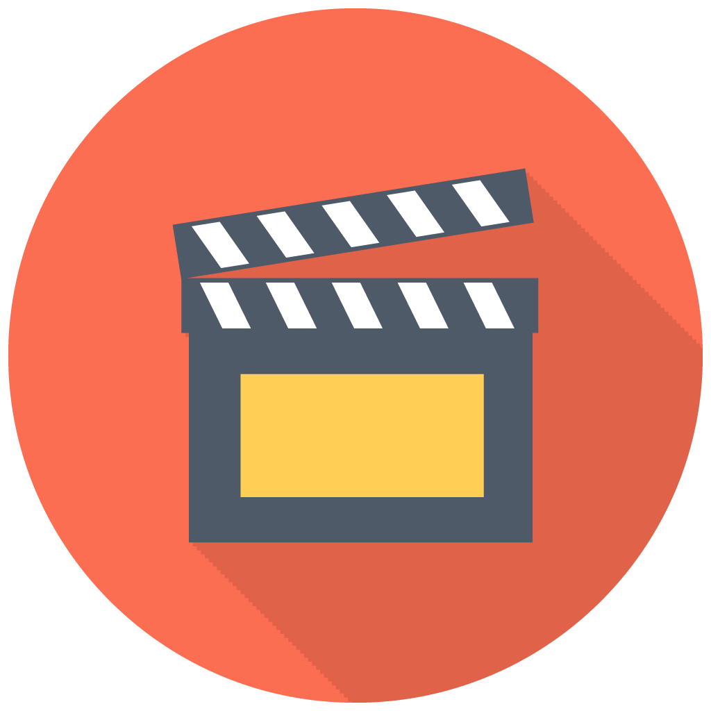 Video Icon Flat Free Icons Library