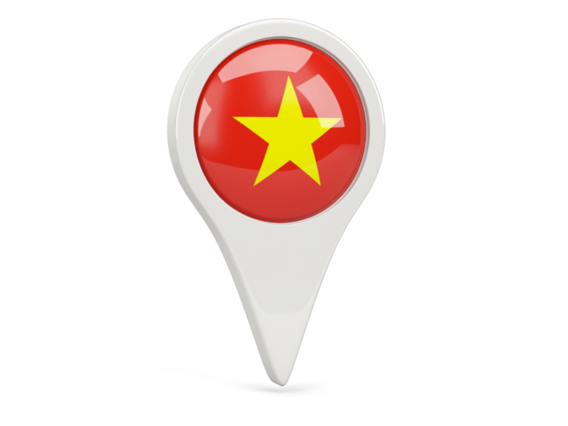 Country, county, flag, map, national, pin, vietnam icon | Icon 