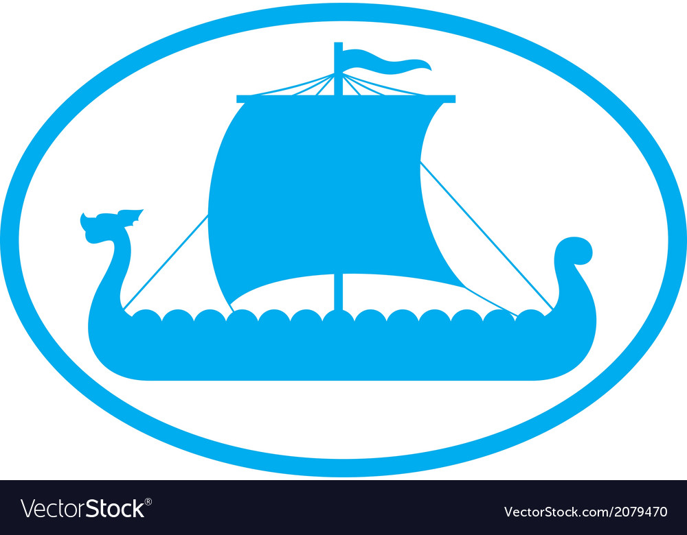 Drakkar Viking Ship Icon, Cartoon Style Royalty Free Cliparts 