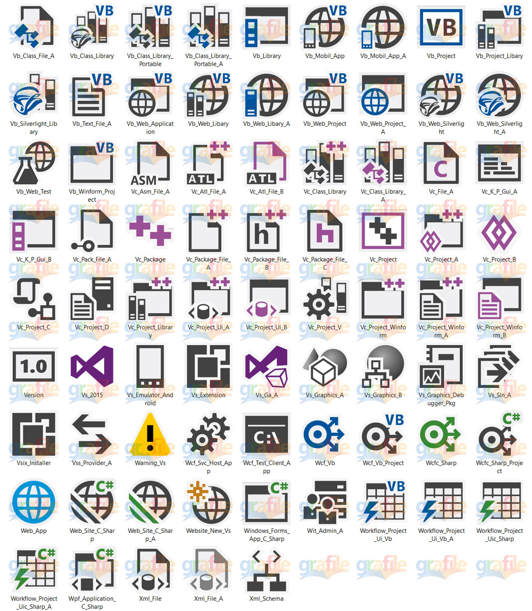 2012, microsoft, visualstudio, 2015 icon