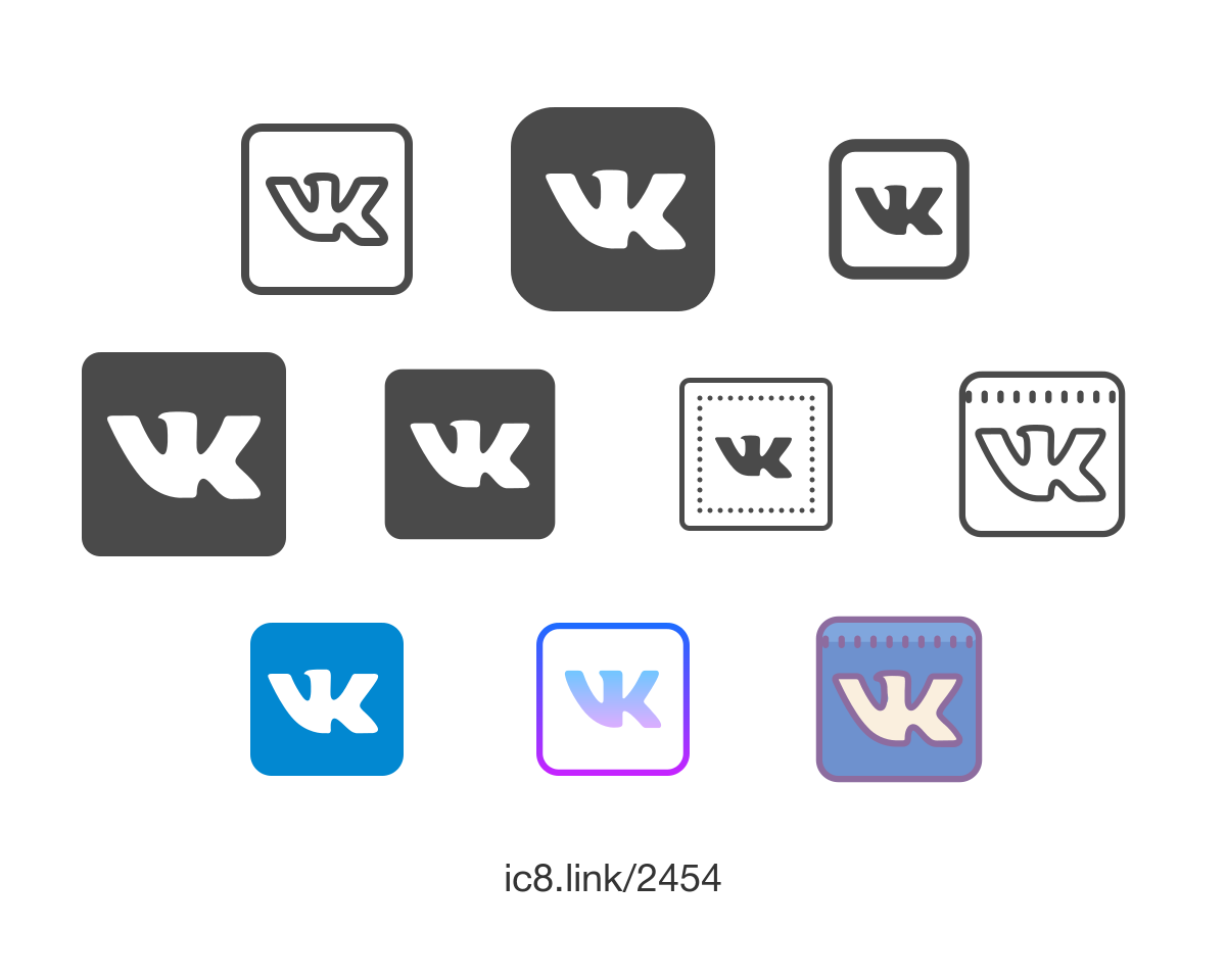 vkontakte, Social, russian, Vk, Kontakte, line-icon icon