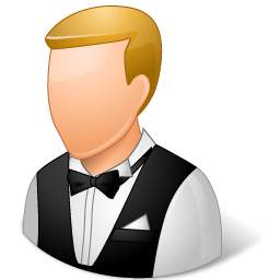 Waiter Icon - free download, PNG and vector